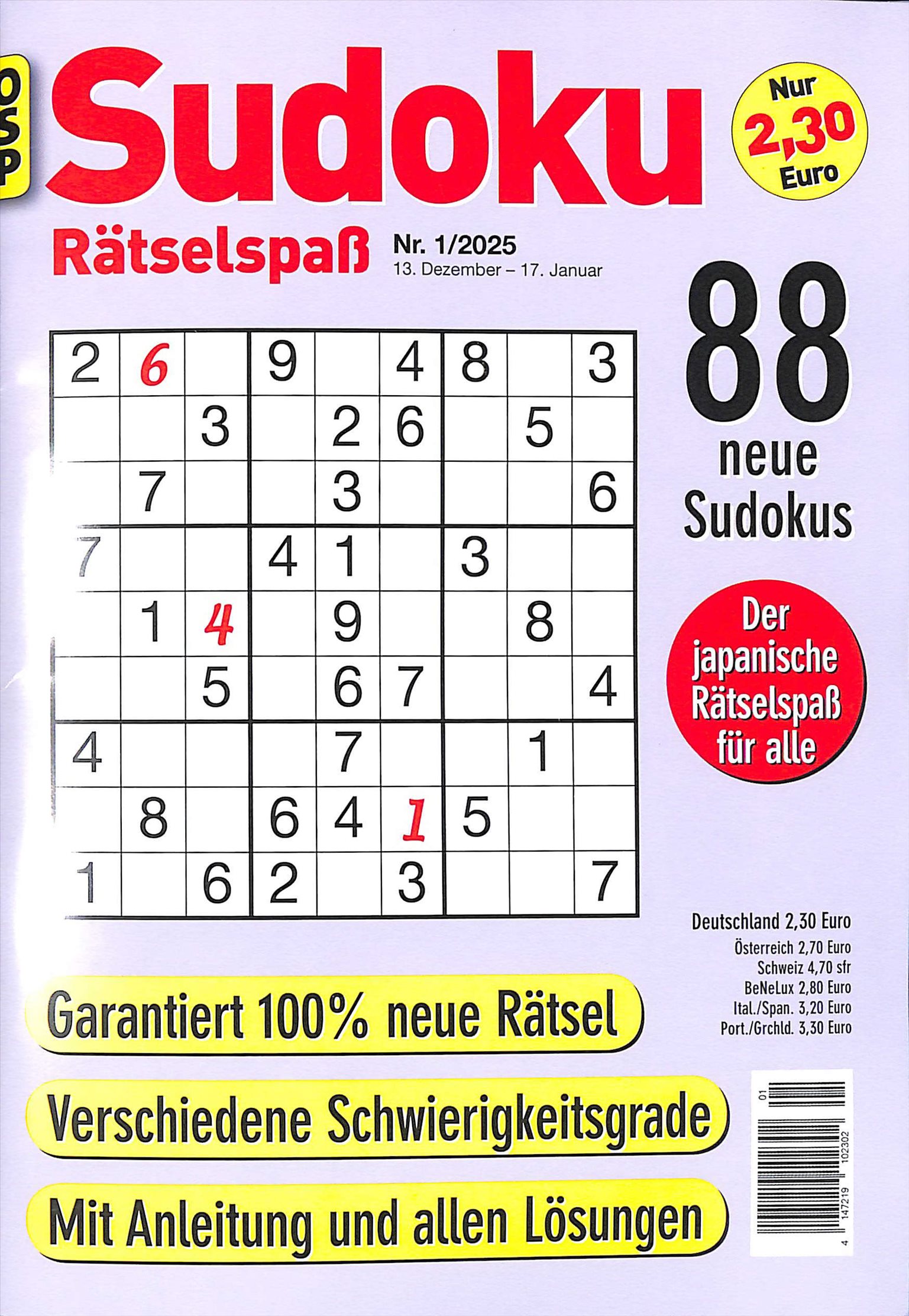 SUDOKU RAETSELSP