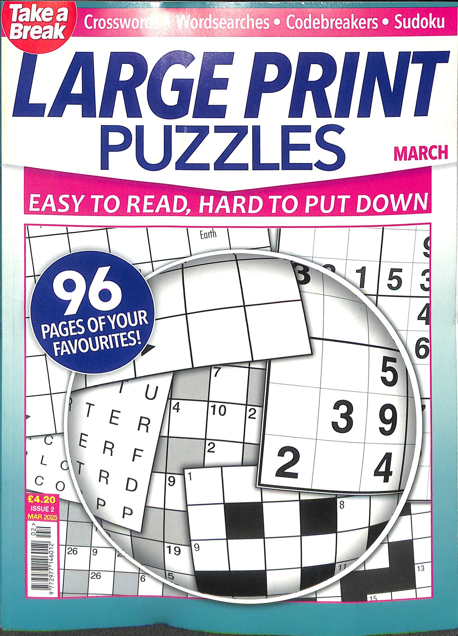 LARGE PRINT PUZZLES TAB